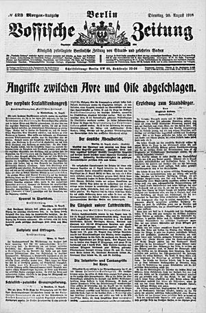Vossische Zeitung vom 20.08.1918