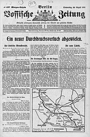 Vossische Zeitung vom 22.08.1918