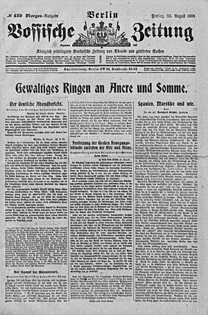 Vossische Zeitung vom 23.08.1918