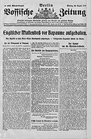 Vossische Zeitung vom 26.08.1918