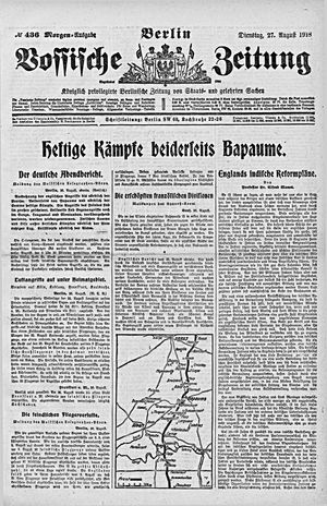 Vossische Zeitung vom 27.08.1918