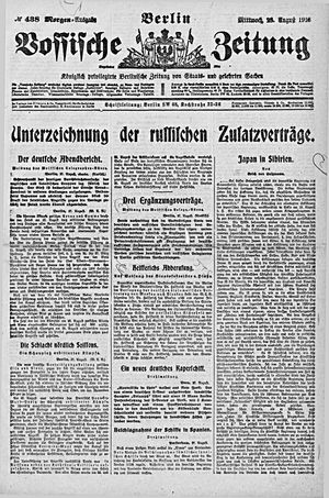 Vossische Zeitung vom 28.08.1918