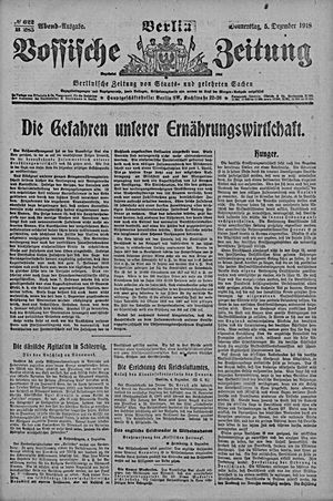 Vossische Zeitung vom 05.12.1918