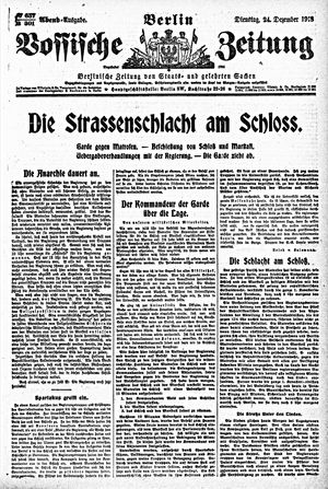 Vossische Zeitung vom 24.12.1918