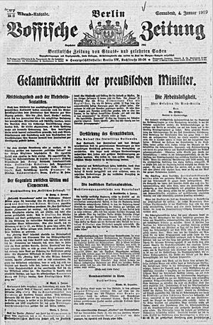 Vossische Zeitung vom 04.01.1919