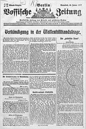 Vossische Zeitung vom 18.01.1919