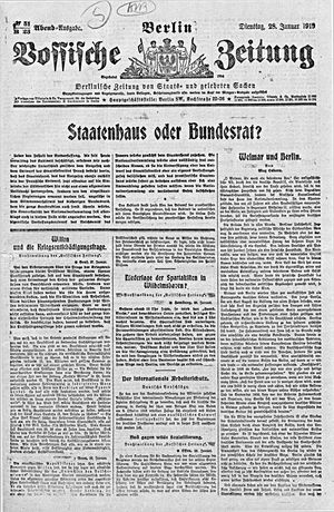 Vossische Zeitung vom 28.01.1919