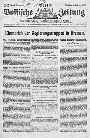 Vossische Zeitung on Feb 4, 1919
