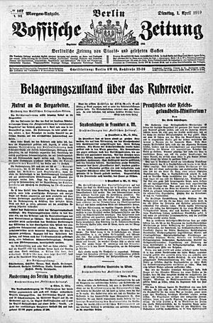 Vossische Zeitung on Apr 1, 1919