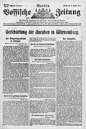 Vossische Zeitung on Apr 2, 1919