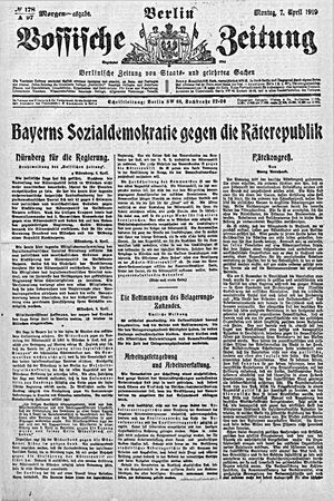 Vossische Zeitung vom 07.04.1919