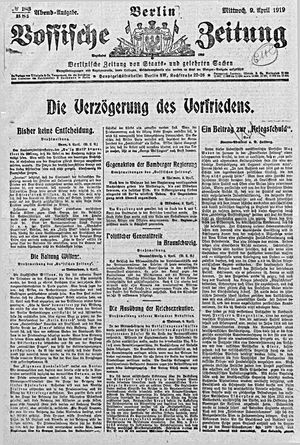Vossische Zeitung vom 09.04.1919