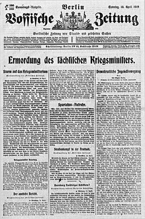 Vossische Zeitung vom 13.04.1919