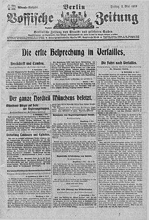 Vossische Zeitung on May 2, 1919