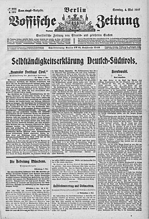 Vossische Zeitung vom 04.05.1919
