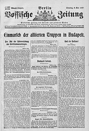 Vossische Zeitung on May 6, 1919
