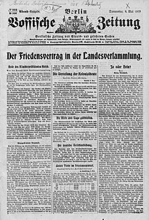 Vossische Zeitung vom 08.05.1919