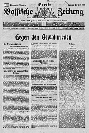 Vossische Zeitung vom 11.05.1919