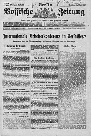 Vossische Zeitung vom 12.05.1919