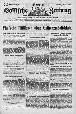 Vossische Zeitung on May 13, 1919