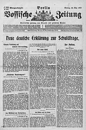 Vossische Zeitung vom 26.05.1919