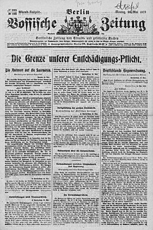 Vossische Zeitung vom 26.05.1919