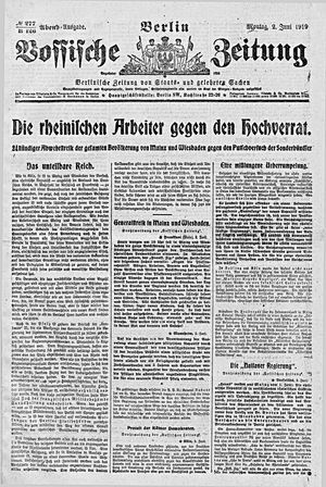 Vossische Zeitung vom 02.06.1919