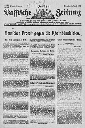 Vossische Zeitung on Jun 3, 1919