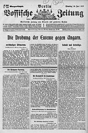 Vossische Zeitung vom 10.06.1919