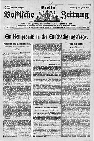 Vossische Zeitung on Jun 10, 1919