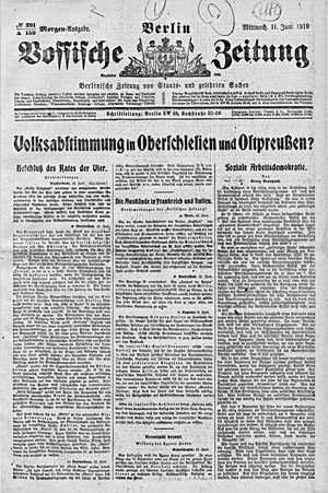 Vossische Zeitung vom 11.06.1919