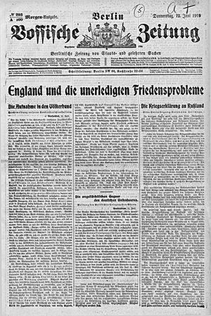 Vossische Zeitung vom 12.06.1919