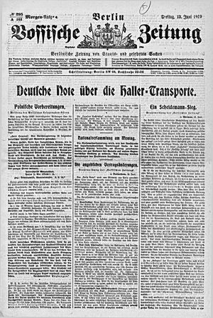 Vossische Zeitung vom 13.06.1919