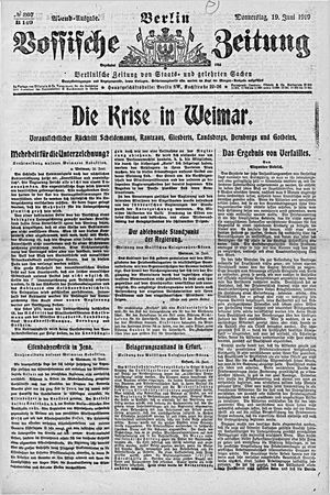 Vossische Zeitung vom 19.06.1919