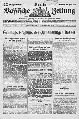 Vossische Zeitung on Jun 25, 1919