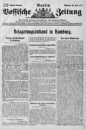Vossische Zeitung vom 25.06.1919
