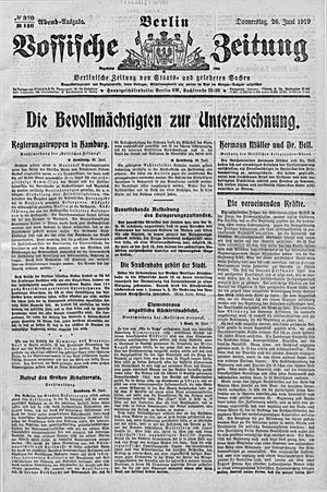 Vossische Zeitung vom 26.06.1919