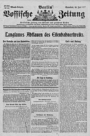 Vossische Zeitung vom 28.06.1919