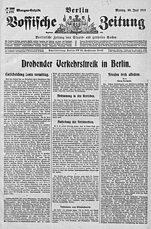 Vossische Zeitung vom 30.06.1919