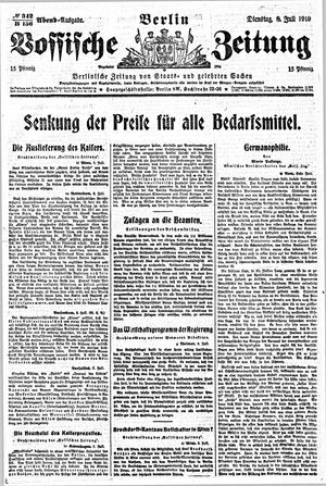 Vossische Zeitung vom 08.07.1919