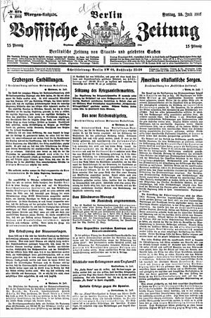 Vossische Zeitung vom 25.07.1919