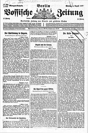 Vossische Zeitung vom 04.08.1919