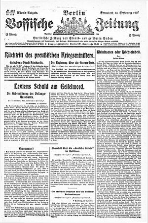 Vossische Zeitung vom 13.09.1919