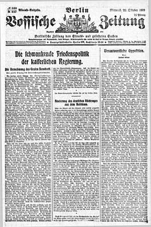 Vossische Zeitung vom 22.10.1919