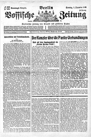Vossische Zeitung vom 07.12.1919