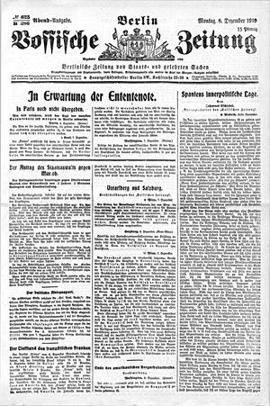 Vossische Zeitung vom 08.12.1919