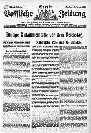 Vossische Zeitung vom 13.01.1920