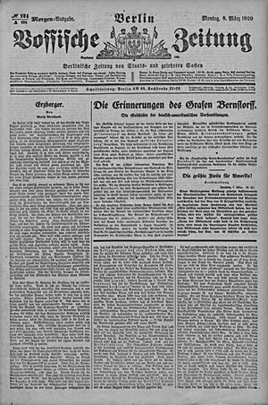 Vossische Zeitung vom 08.03.1920
