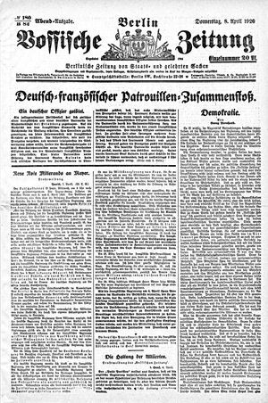 Vossische Zeitung vom 08.04.1920