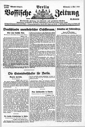 Vossische Zeitung vom 05.05.1920